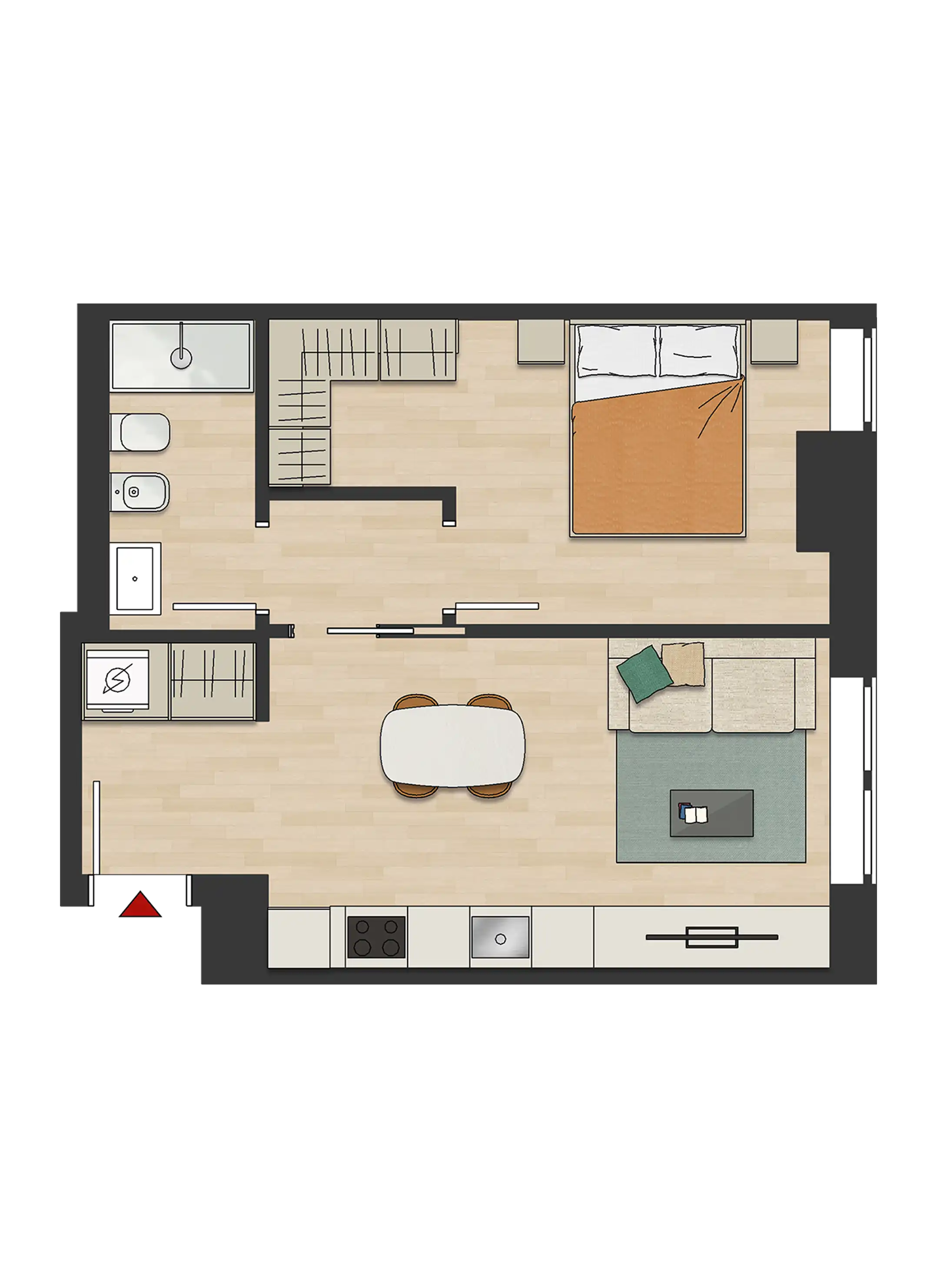 One-bedroom